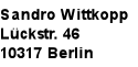 Adresse des Verantwortlichen